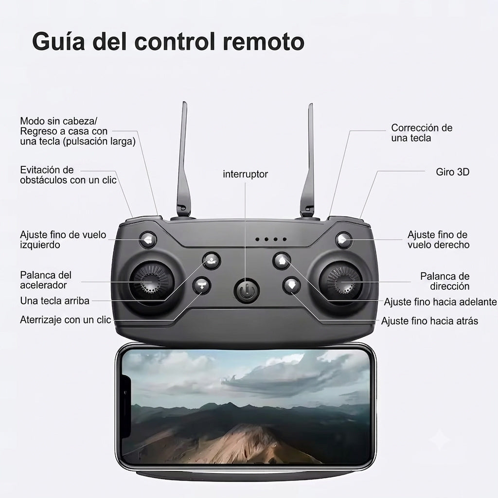 DRON con cámara dual PRO